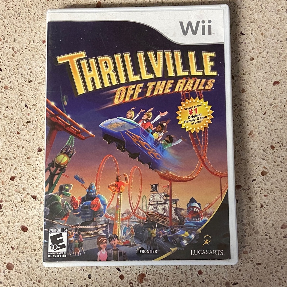 Wii 2 games: Thrillville Off The Rails Dance Dance Revolution Hottest Party
